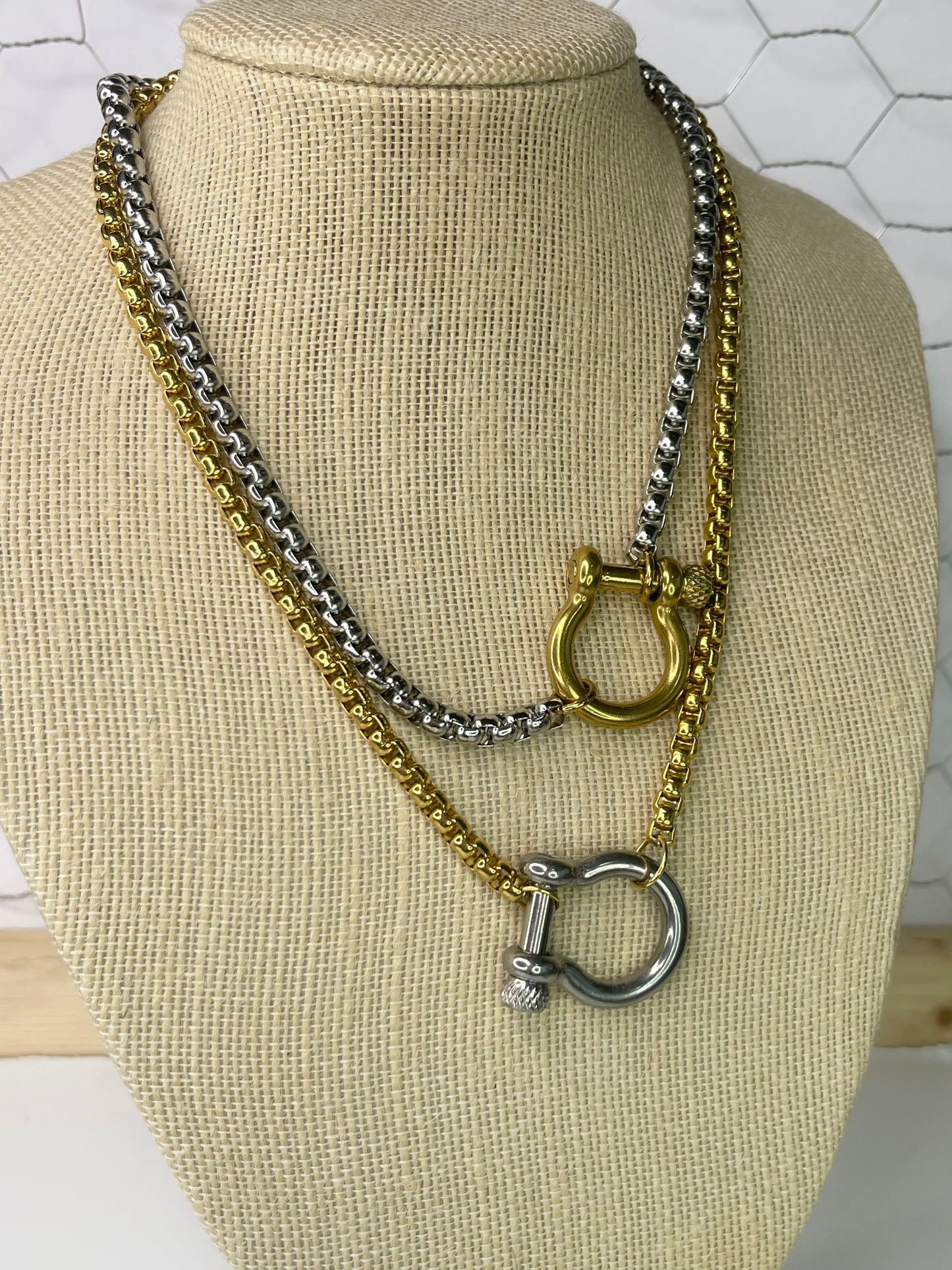 Shackle Connector Necklace