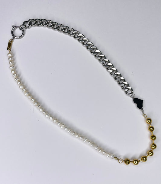 Gold and Silver Necklace