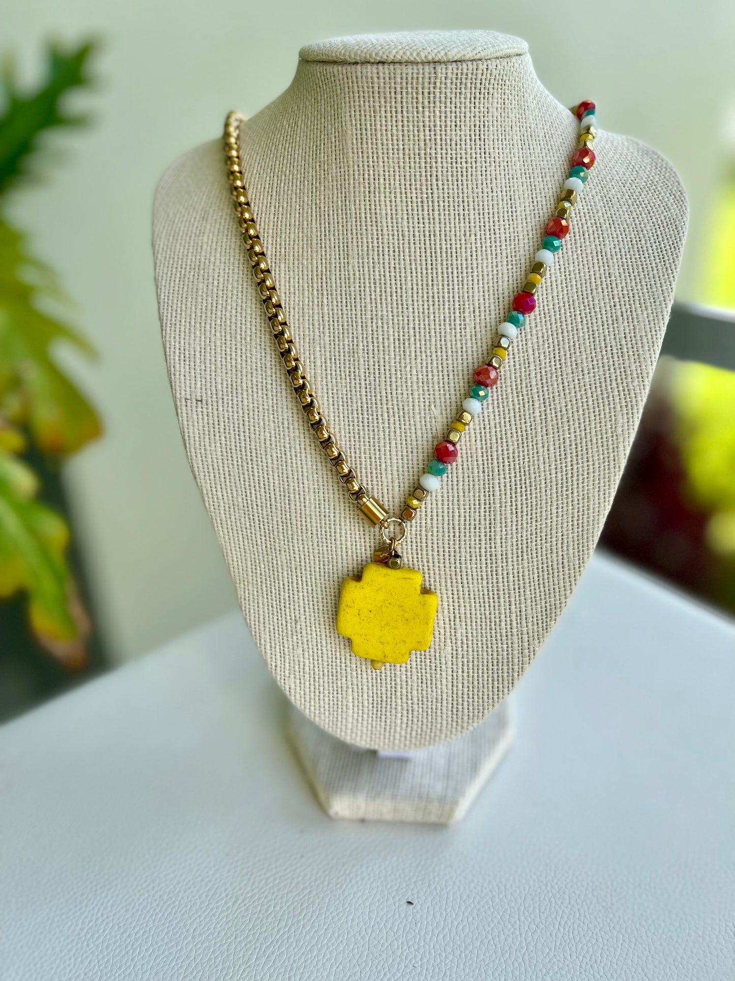 Yellowstone Cross Necklace
