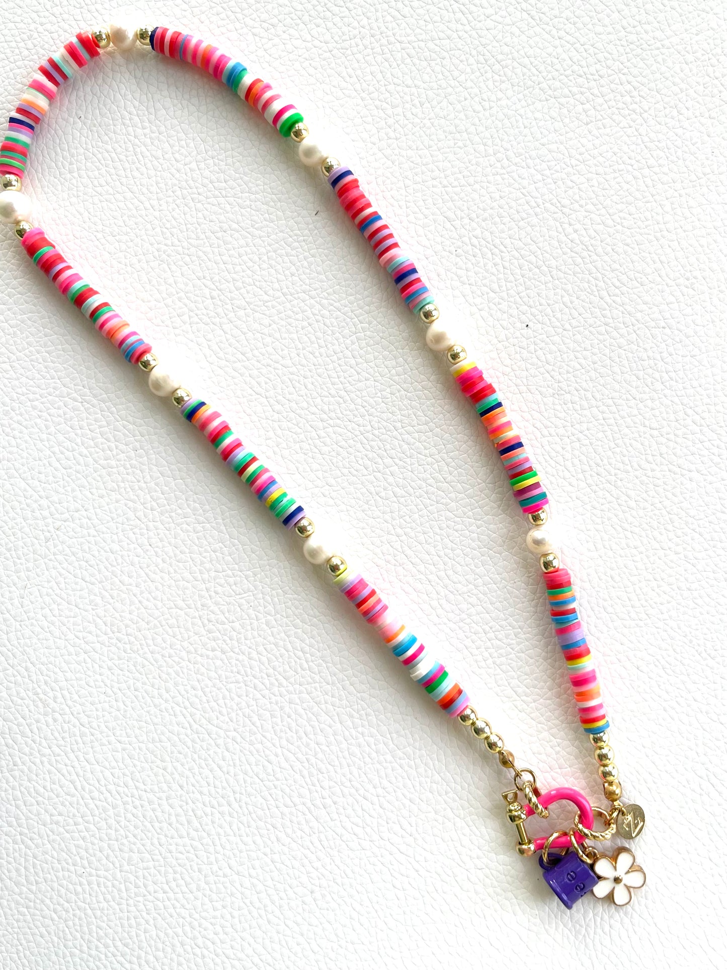 Pink Connector Necklace
