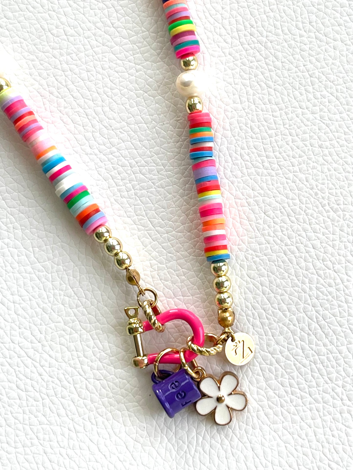 Pink Connector Necklace