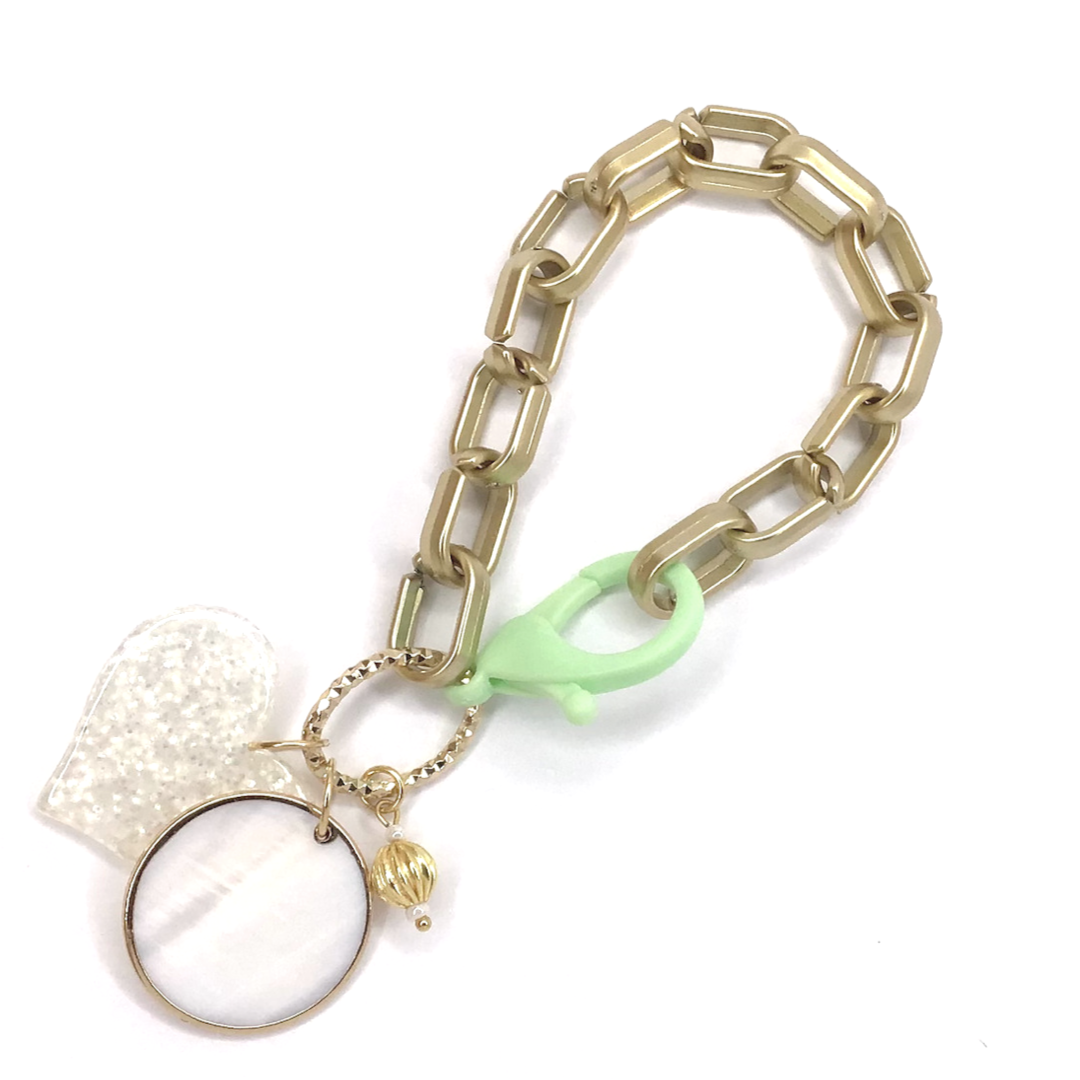 Gold Plastic Link Chain