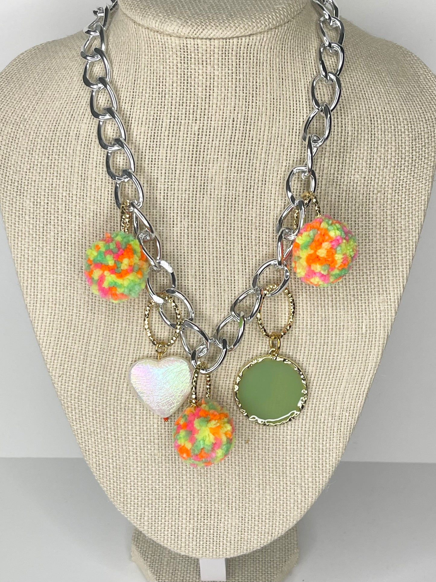 Pompom Necklace
