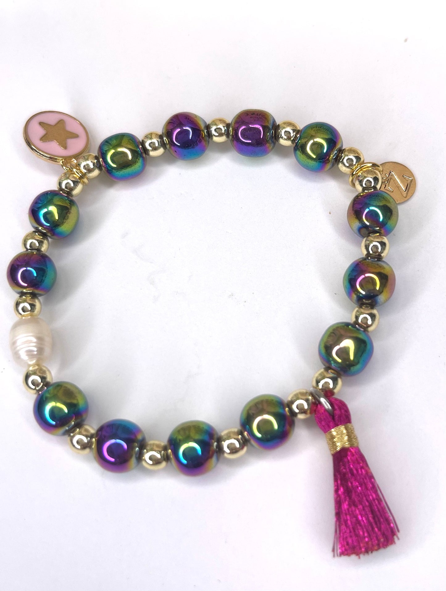 Rainbow Ball Bracelet