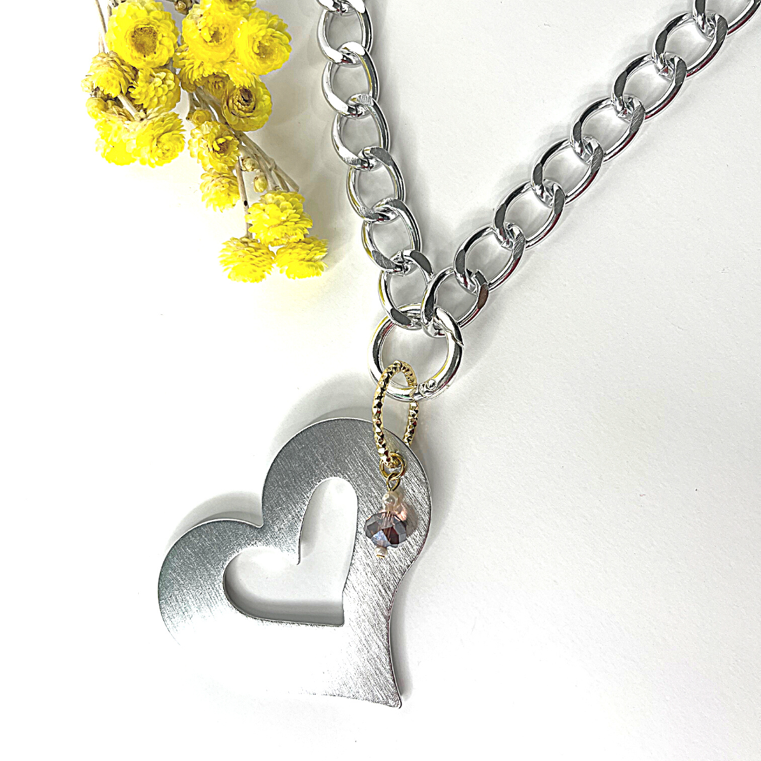 Silver Heart Necklace