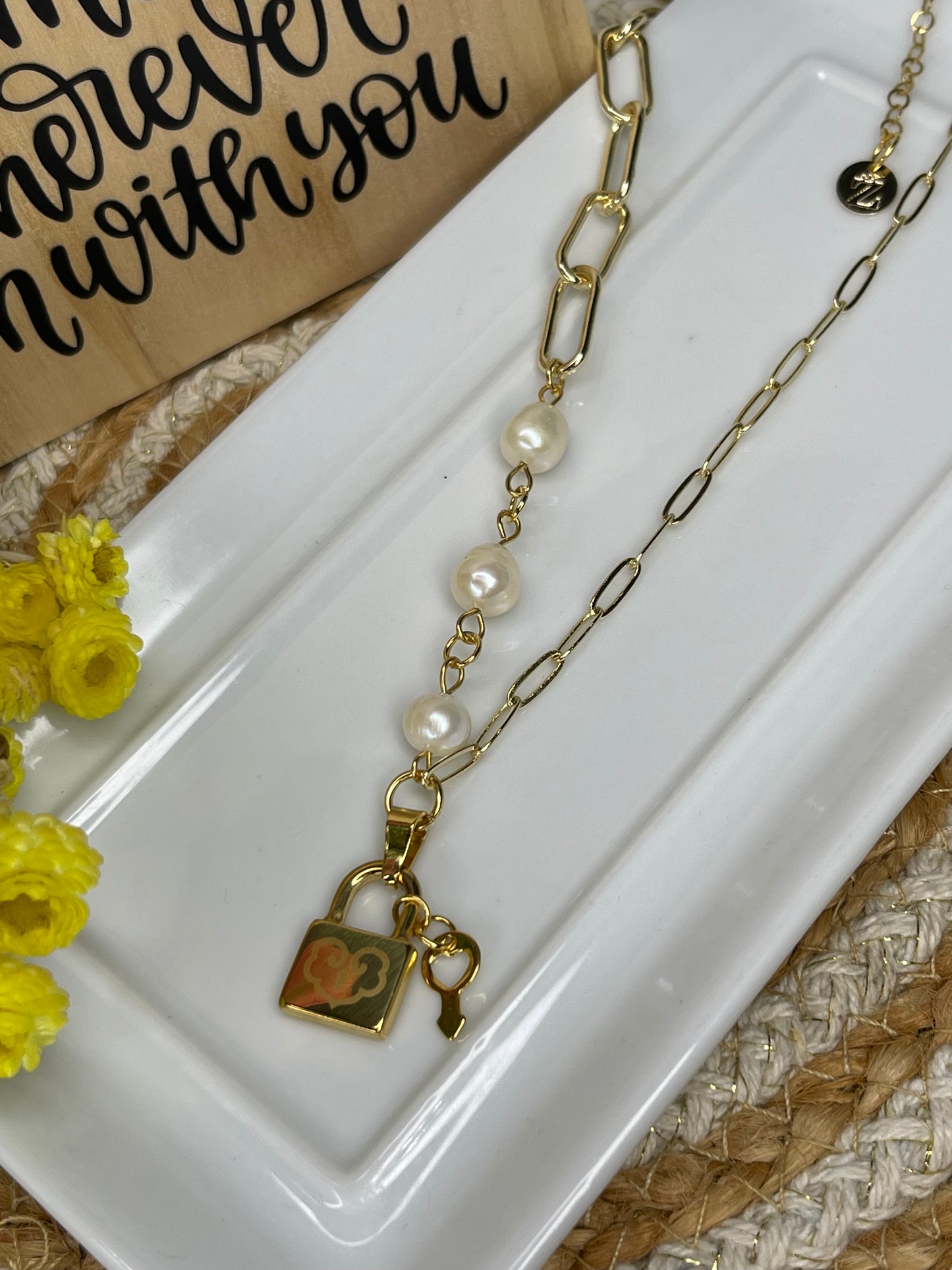 Home Lock Necklace
