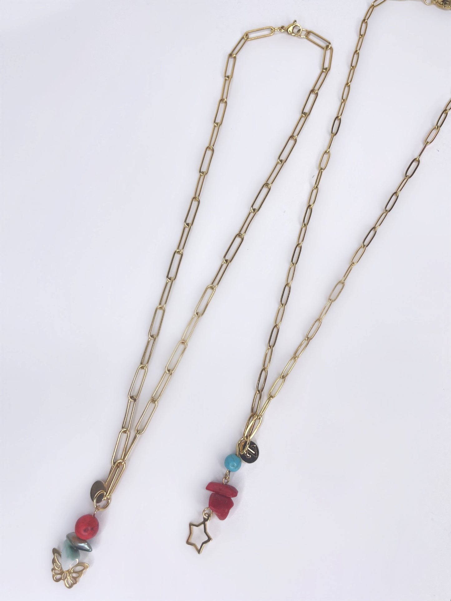 ClipPaper Chain Necklace