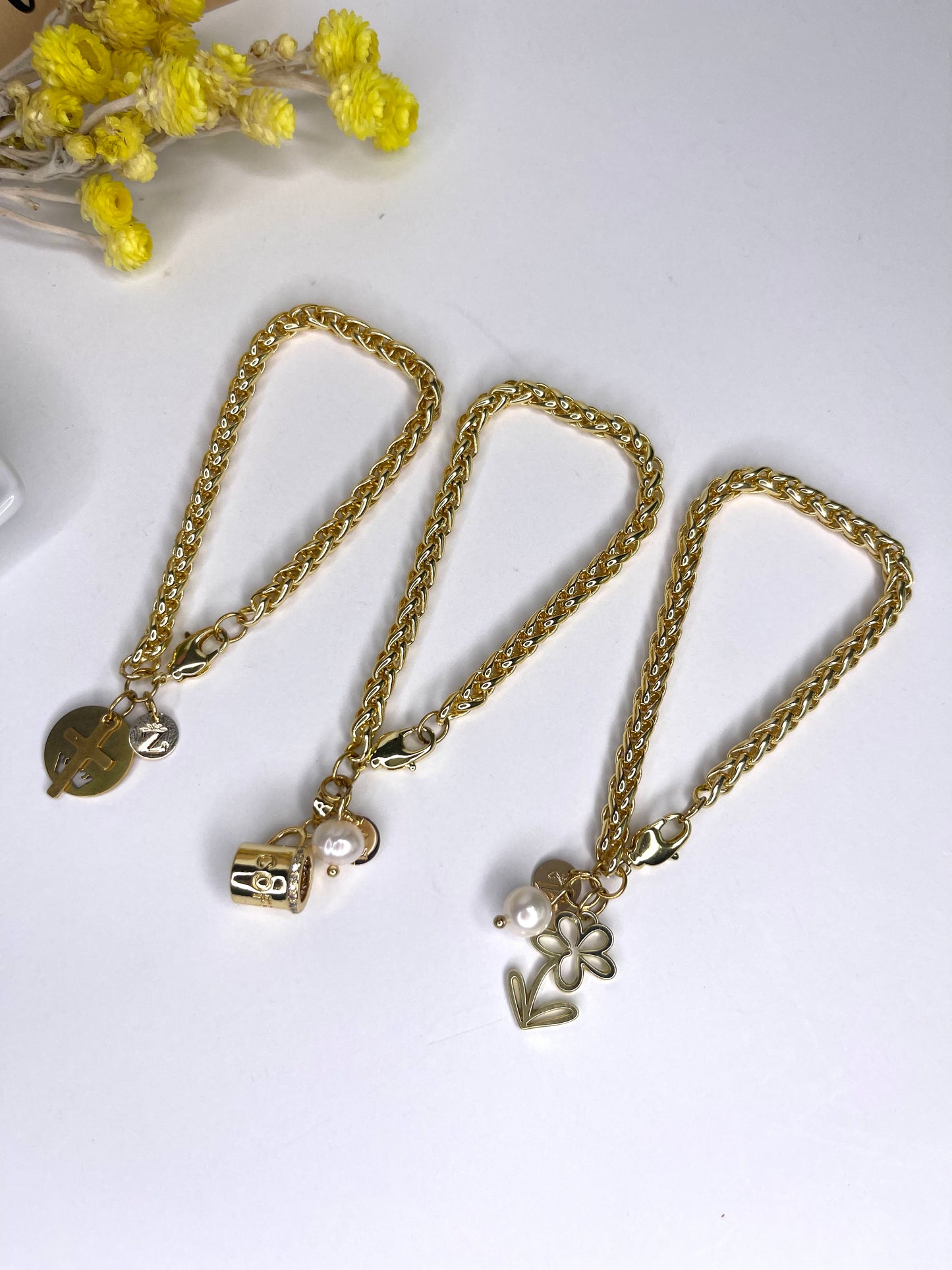 Cord Gold Bracelet
