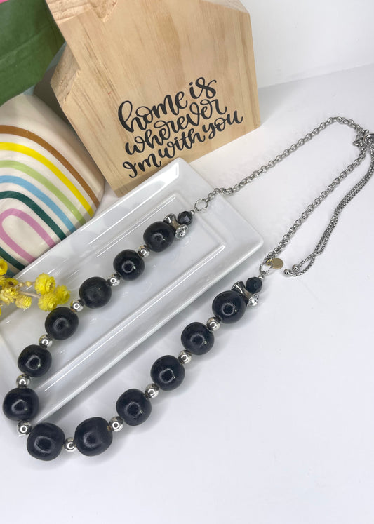 Wood Balls Necklaces