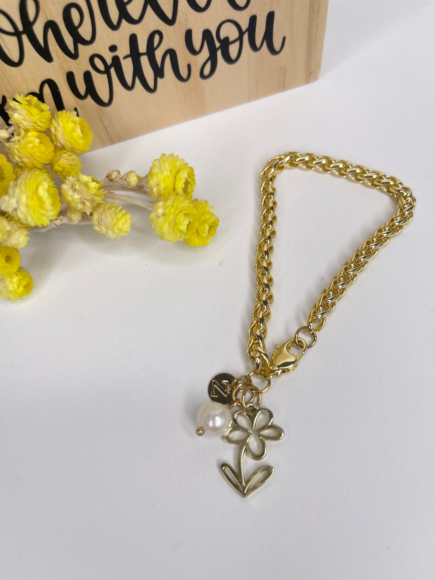 Cord Gold Bracelet