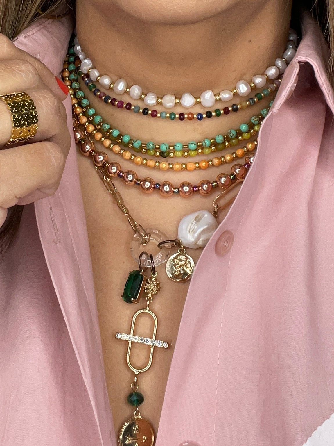 Agate Stone Choker