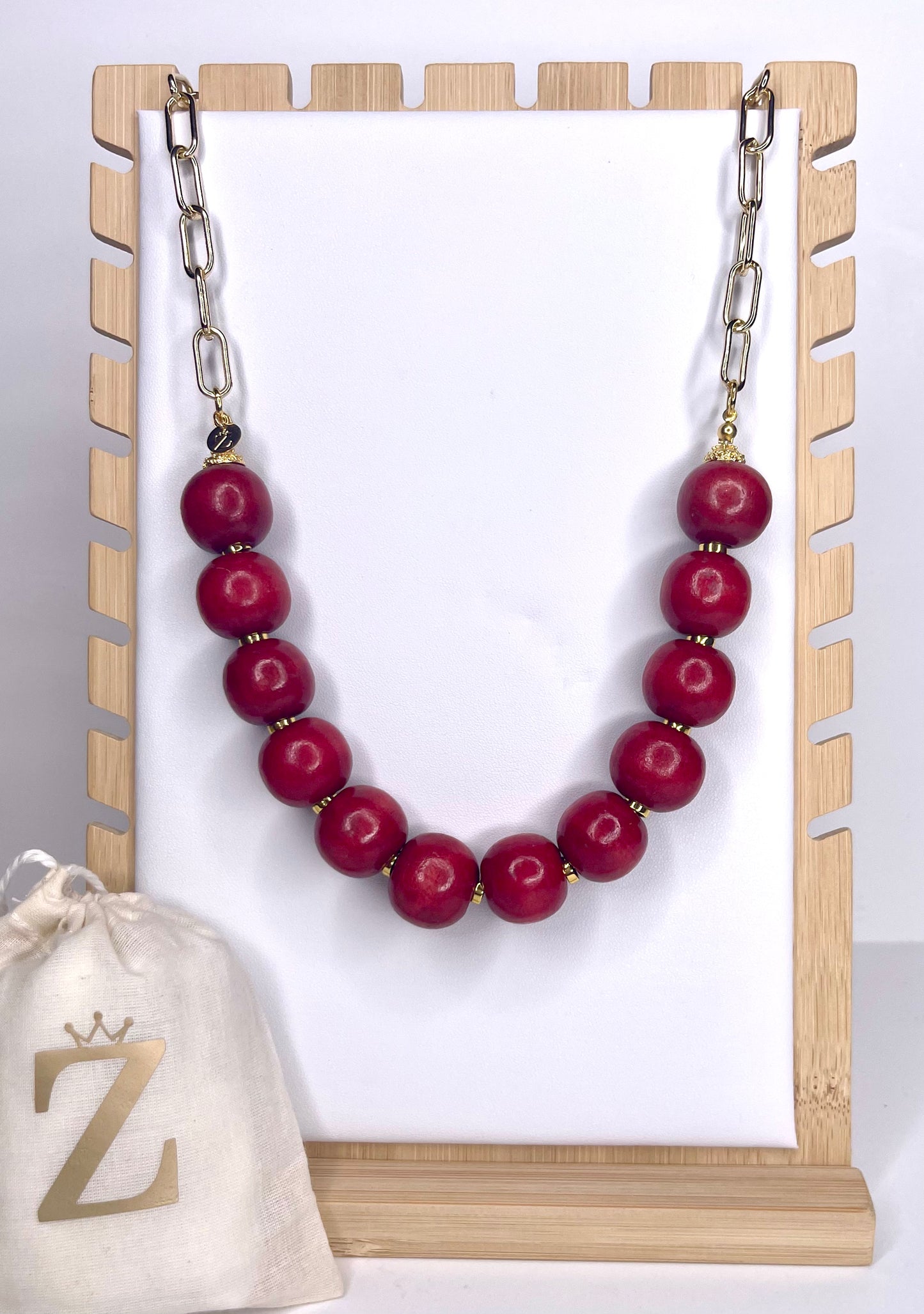 Red Ball Necklace