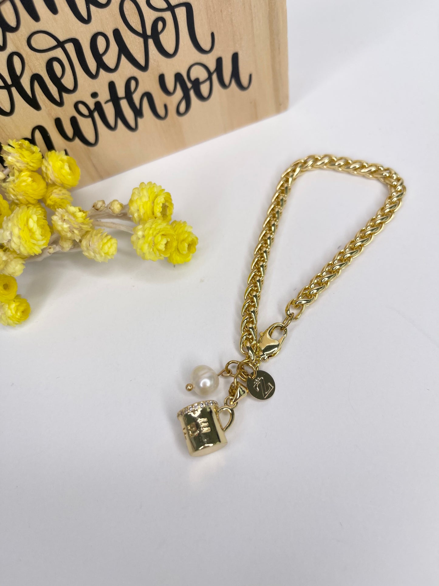 Cord Gold Bracelet