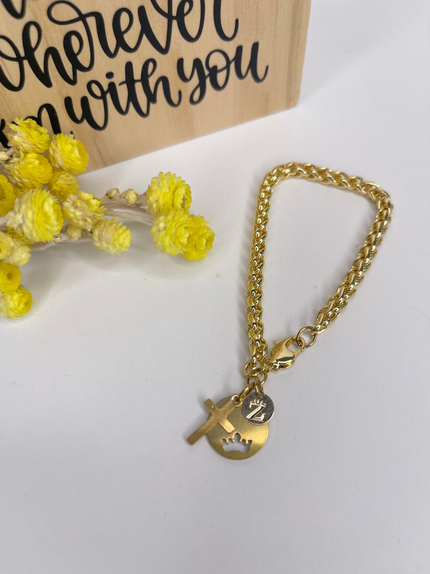 Cord Gold Bracelet