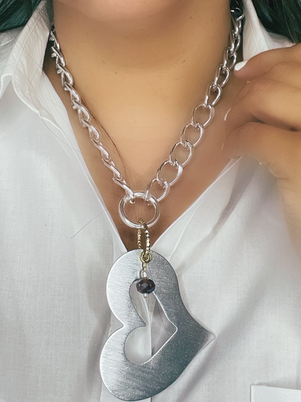 Silver Heart Necklace