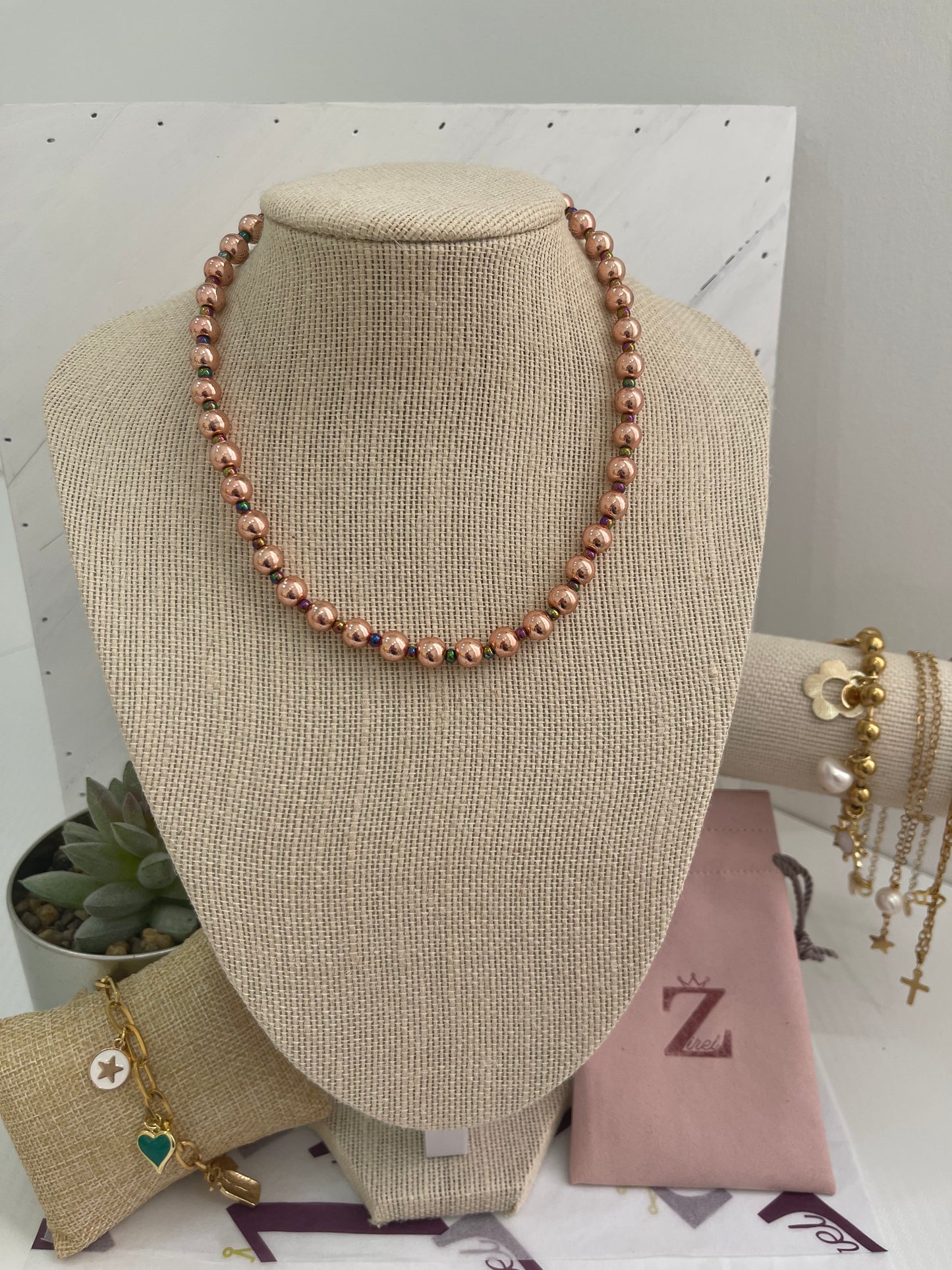 RoseGold Choker Necklace