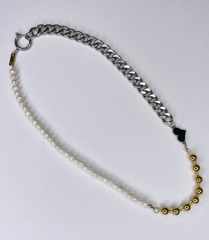 Gold and Silver Necklace