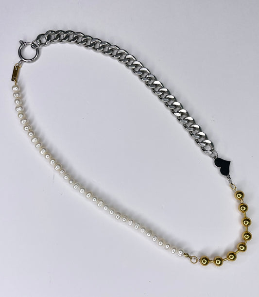 Gold and Silver Necklace