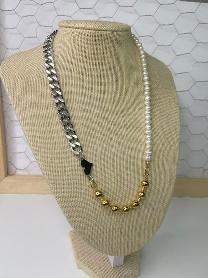 Gold and Silver Necklace