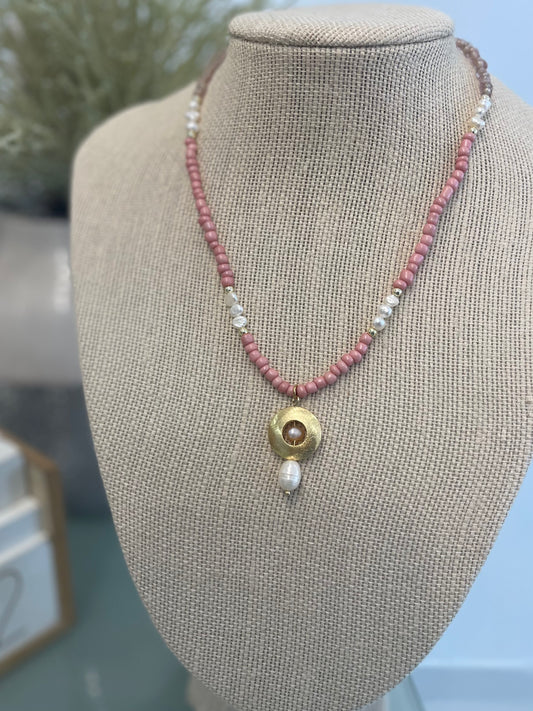Delicate Rose Necklace