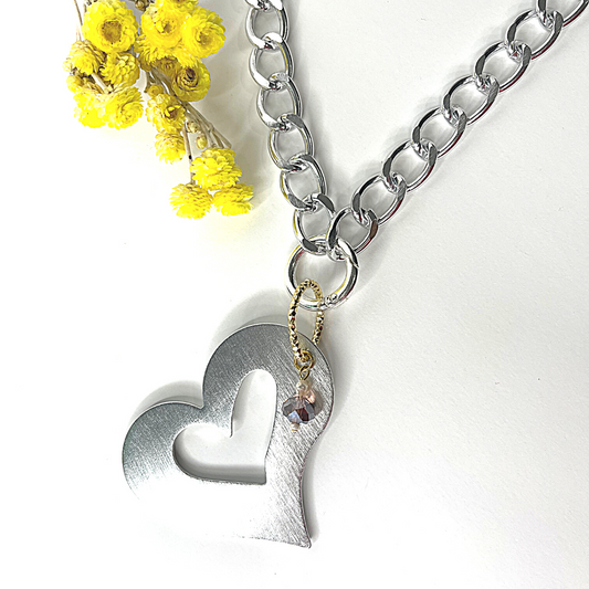 Silver Heart Necklace