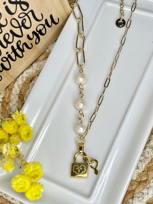 Home Lock Necklace