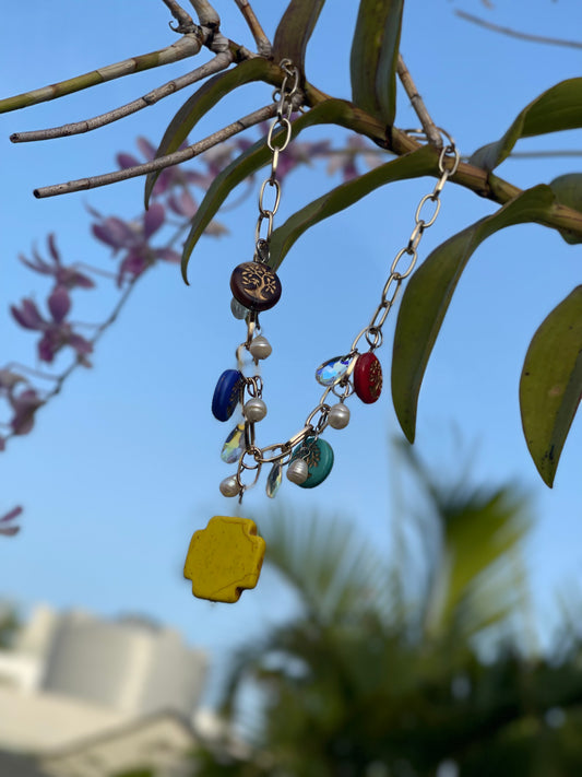 Yellow Cross “Gangarias” Necklaces