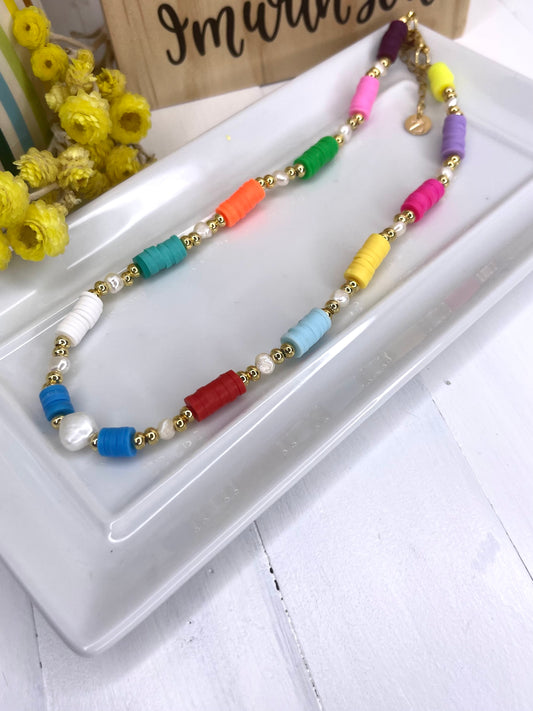 Color Block Choker