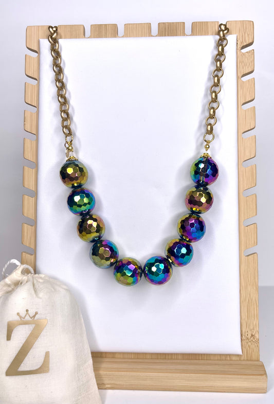 Disco Ball Necklace