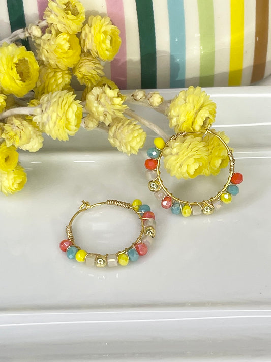 Delicate Bead Earrings
