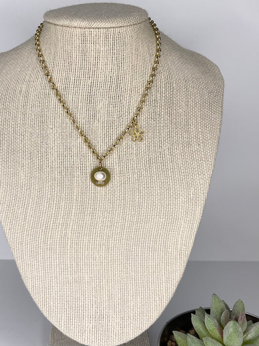 Crown Medallion Necklace